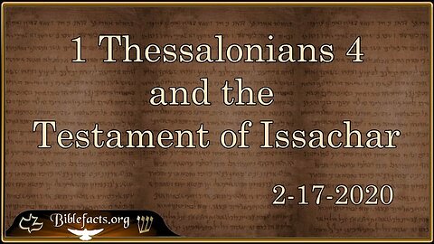 1 Thessalonians 4 and the Testament of Issachar