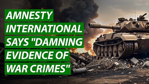 Amnesty International Says "Damning Evidence of War Crimes"