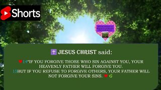 The SECRET of FORGIVING your enemies.@JESUS CHRIST, the GOOD NEWS. #shorts