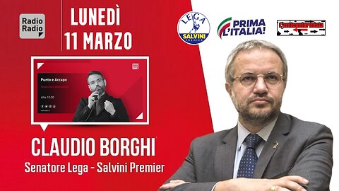 🔴 Sen. Claudio Borghi a "Punto & Accapo" di Francesco Borgonovo: #elezioniAbruzzo, #greenpass e #oms