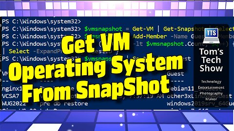 Get VM OS From Snapshot