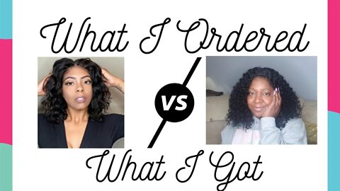 What I Ordered vs What I Got | Amazon Free Wig Try On And Review | Wig Review 2021