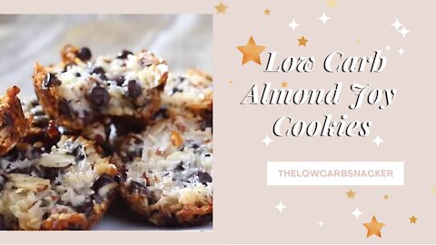 Low Carb Almond Joy Cookies