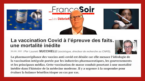 STOP aux VACCINS anti-covid ! Par Laurent Mucchielli (Dir.Recherche CNRS) HD 1080