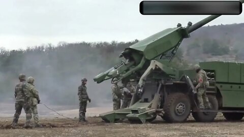 🇺🇦GraphicWar18+🔥France Supplying Ukraine Caesar Mobile Howitzer 155mm - Ukraine Armed Forces(ZSU)