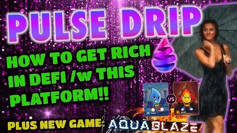 How PULSE DRIP Can Make You RICH🤑 A Passive Income Tool For Wealth Building | + AquaBlaze Oct 9th‼️