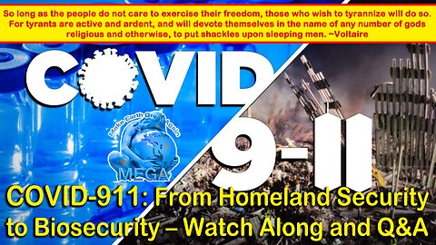 WASH, RINSE, REPEAT: COVID-911: From Homeland Security to Biosecurity – Watch Along and Q&A – James Corbett of The Corbett Report and video editor extraordinaire Broc West in The Last American Vagabond