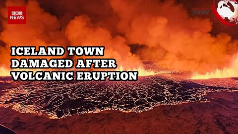 Fishing town harmed after Iceland spring of gushing lava emits _ BBC News