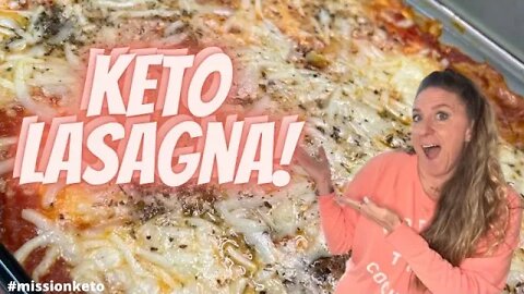 LASAGNA ON KETO!!! USING 0 CARB EGGLIFE WRAPS!!! | WHAT’S FOR DINNER | COUNTING TOTAL CARBS