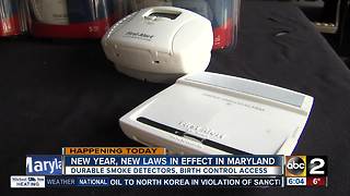New laws now in effect in Maryland in 2018
