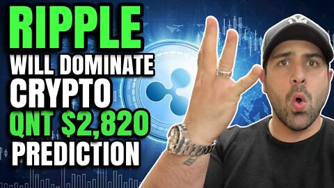 🤑 RIPPLE (XRP) WILL DOMINATE CRYPTO | QUANT (QNT) $2,820 PRICE PREDICTION | RONALDO WITH BINANCE 🤑