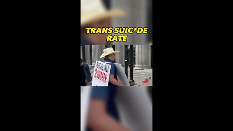 Trans Mental Health Statistics! | “There Are Only 2 Genders” Street Debate