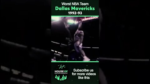 Worst NBA Team in History | Dallas Mavericks | Depressing stuff!!