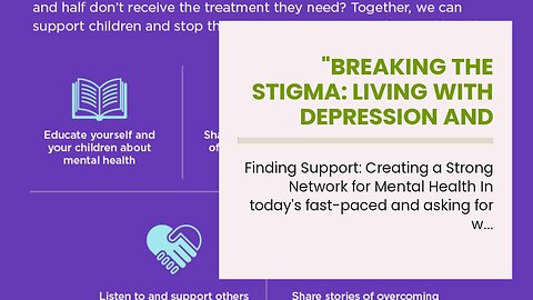 "Breaking the Stigma: Living with Depression and Anxiety" Can Be Fun For Everyone