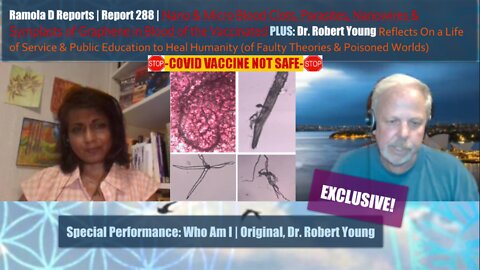 Report 288 | Clots, Nanowires, Parasites, Symplasts of Graphene in Vaccinated Blood:Dr. Robert Young