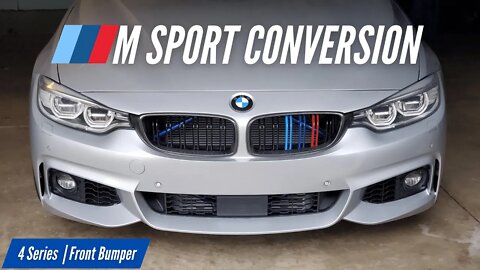 INSTALL A F33 / F32 M SPORT CONVERSION FRONT BUMPER