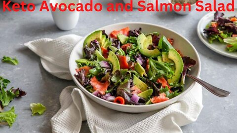How To Make Keto Avocado and Salmon Salad