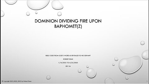 Dominion Bible Code V34