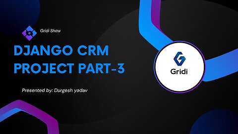 Django CRM Project Part-3|Django CRUD Opration |Django mini Project