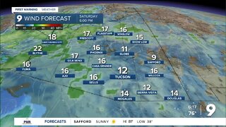 Warm, dry weather continues through the end of the week