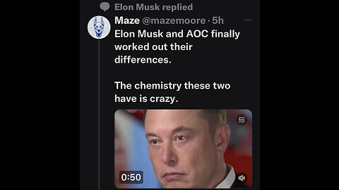 Elon Musk and AOC work it out!!!
