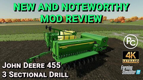 John Deere 455 3 Section Box Drill | Mod Review | Farming Simulator 22