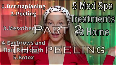 2/5 The peeling Get ready with me for Christmas! #acidpeel #mesotherapy #microneedling #hairregrowth