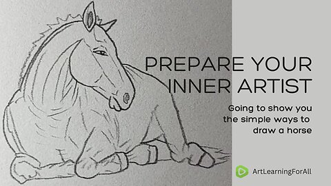 Mesmerizing Horse Sketch: Capturing Serenity 🐎✍️