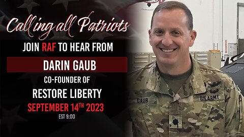 Red America First 09-14-23 meeting with Darin Gaub