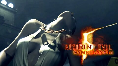 Resident Evil 5 - GamePlay#14 - O ataque de Excella Gionne infectada com a mutação Uroboros.
