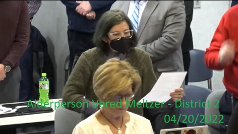 Alderperson Vered Meltzer's (District 2) Invocation At 04/20/2022 Common Council Meeting