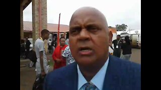 Mahumapelo delivers NWest Sopa under tight security in Marikana (2SA)