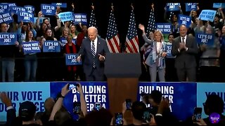 Biden Can't Find His Way Off Stage