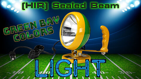 Green Bay Packers Spotlight with Handle - Magnetic Base - 750' Beam