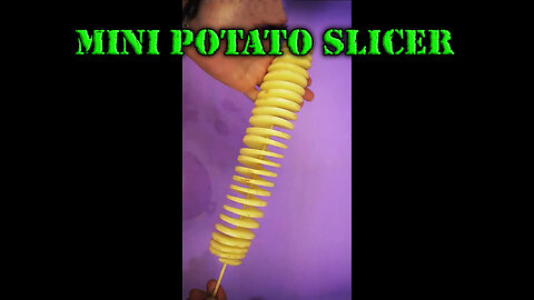 Mini Potato Cutter Appliance made Materials Recyclables.