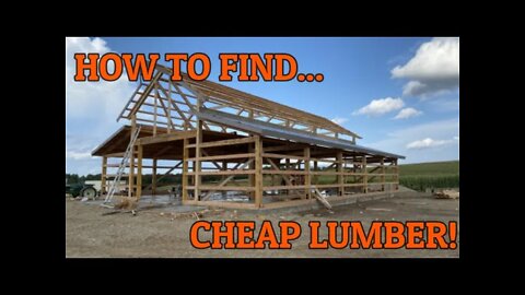 Cheap Lumber! My Secret Lumber Source Revealed!