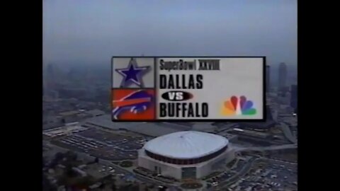 1994-01-30 Super Bowl XXVIII Dallas Cowboys vs Buffalo Bills