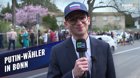 Interviewing russians about to vote, while pretending to be a Russia Today reporter