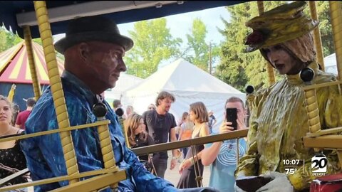 Living Statue performer's partner is mistaken for real body in Auburn Hills