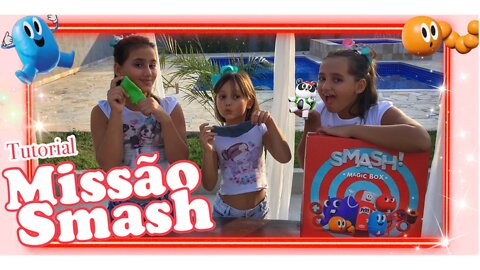 MISSÃO SMASH a melhor massinha / DESAFIO da PISCINA- 3 irmãs demais