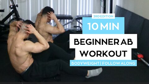 10 Min Beginner Ab Workout | Bodyweight Follow Along (3rd Edition)