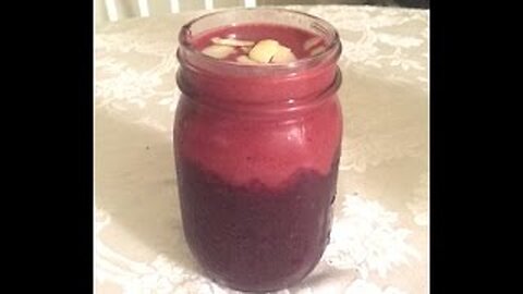 Pink and Purple Berry Smoothie by Vitamin