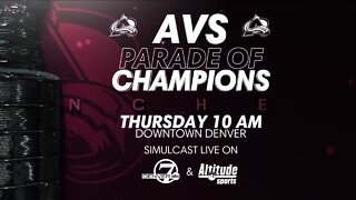 Colorado Avalanche Stanley Cup Championship parade scheduled for Thursday