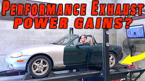 Will a Performance Exhaust ACTUALLY Increase Power ~ Miata Exhaust Install