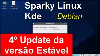 Sparky Linux 6.3 Debian kde 4ª revisão (update) da versão estável. Distro muito leve e muito rápida