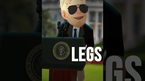 Hairy Legs Joe Biden, Roaches & "I love kids jumping on my lap" Animated Meme of real quote #shorts