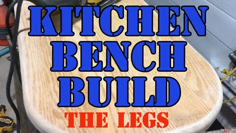 Kitchen Bench Build - Figuring out the Bench Legs - I'm no Expert at Angles