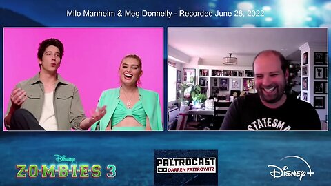 Meg Donnelly & Milo Manheim ("Zombies 3") interview with Darren Paltrowitz