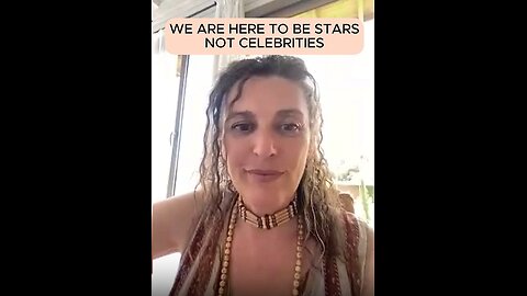 WE ARE HERE TO BE STARS NOT CELEBRITIES