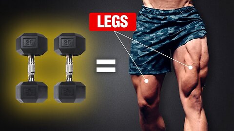 LEGS WORKOUTS WITH THE DUMBBELLS AT HOME